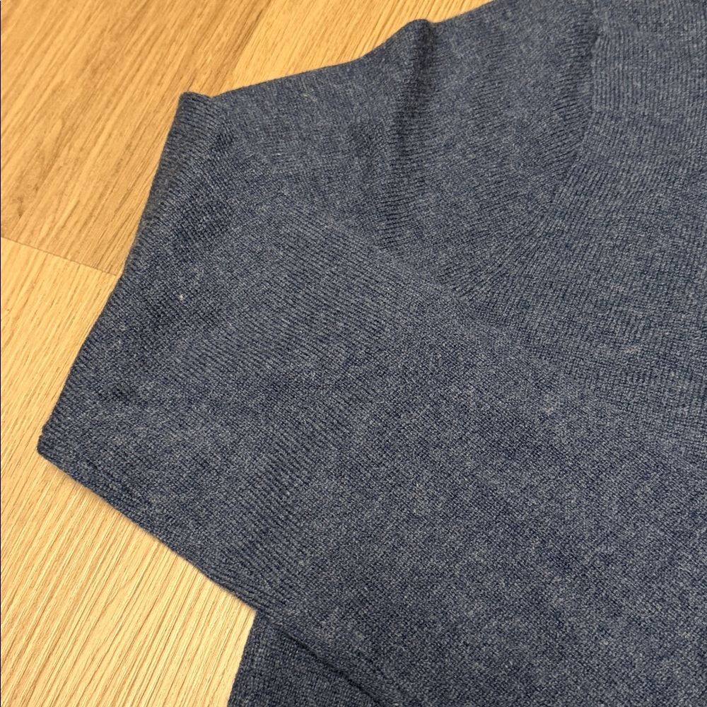 New Men’s J Crew Cashmere Blue Hoodie - Picture 6 of 8